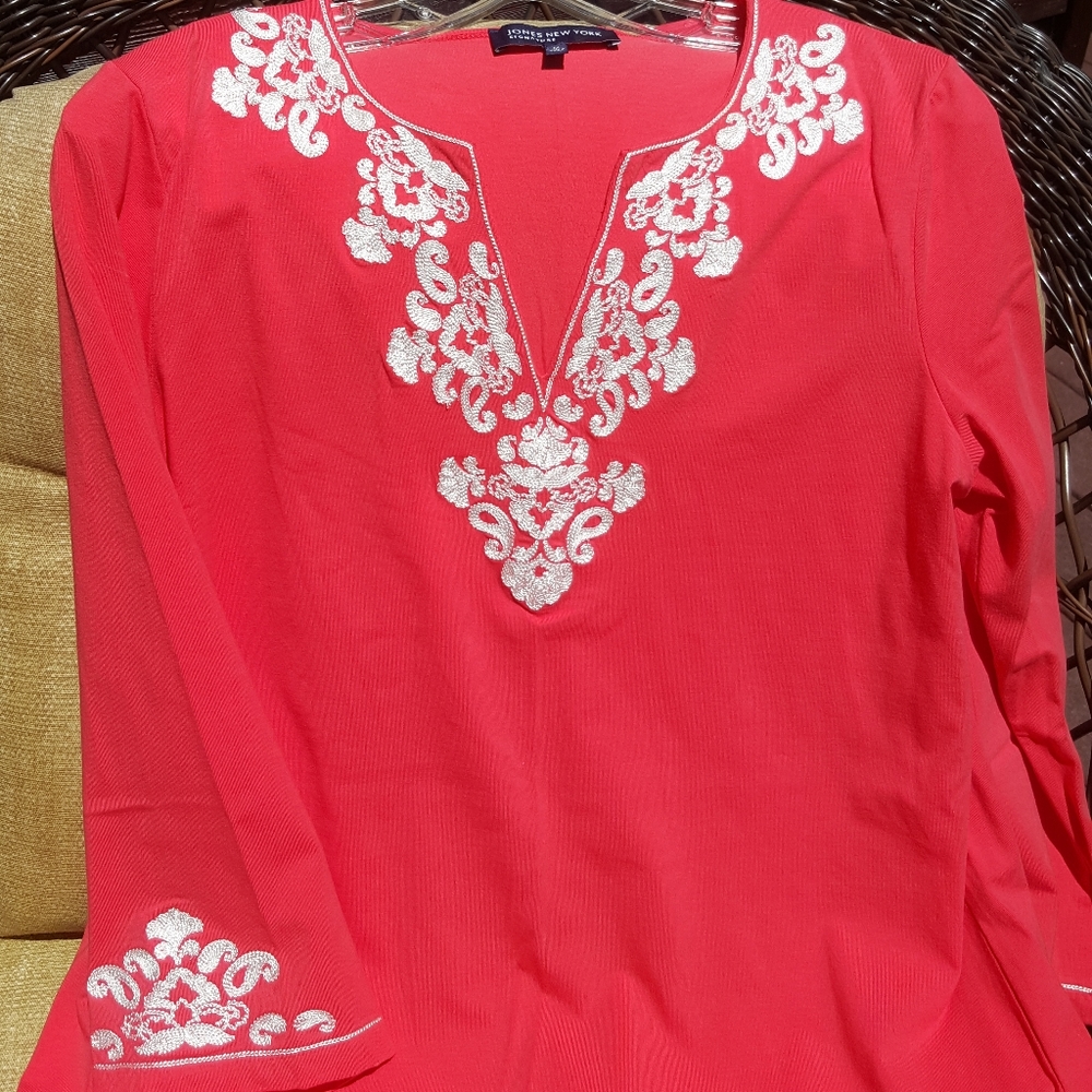 Jones New York Signature Tunic top M